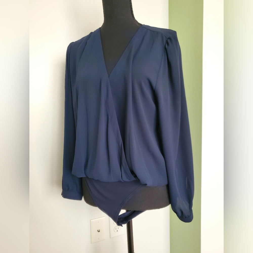 Semi Sheer Flowy Blouse